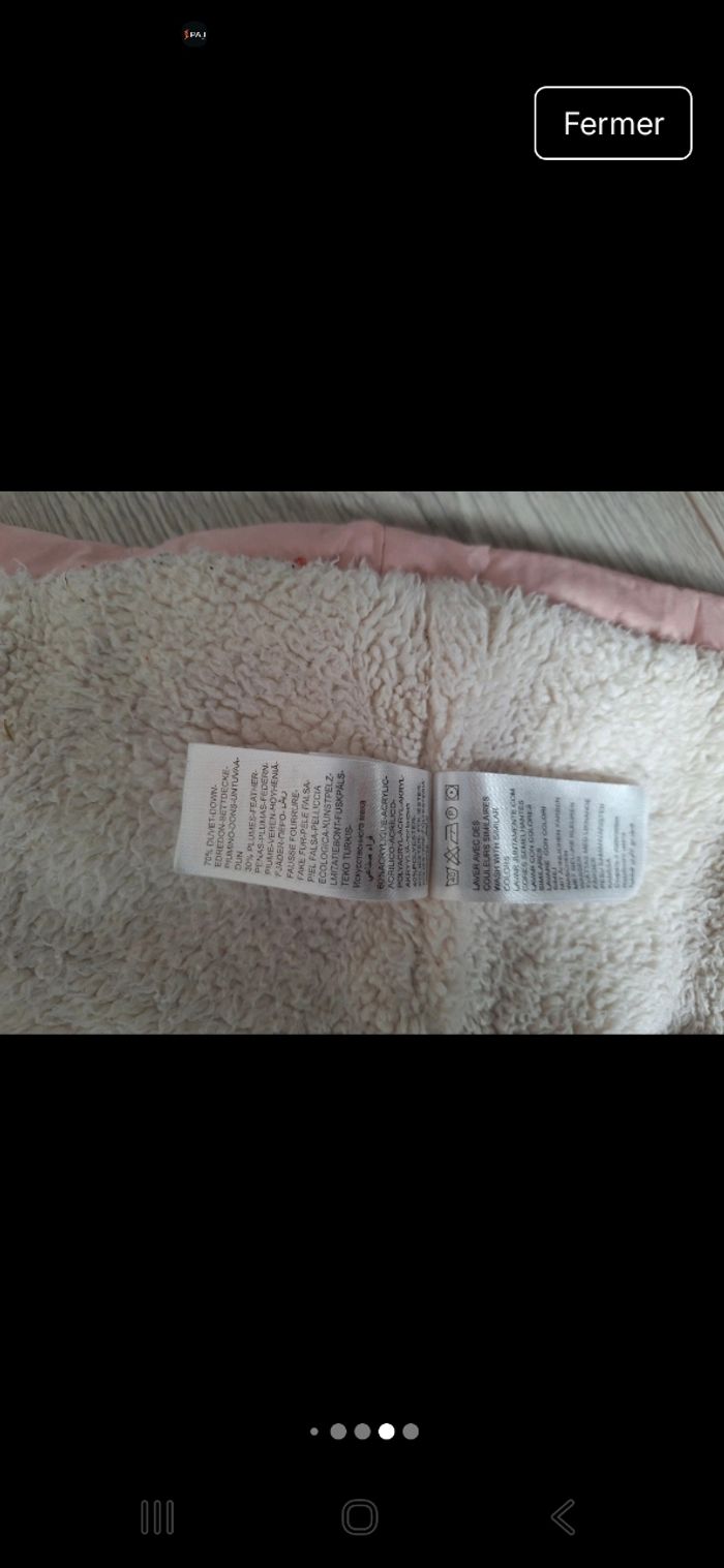 Manteau fille 70% duvet 4a - photo numéro 8
