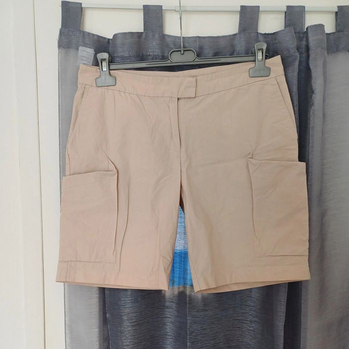 Short coton beige taille M - photo numéro 2