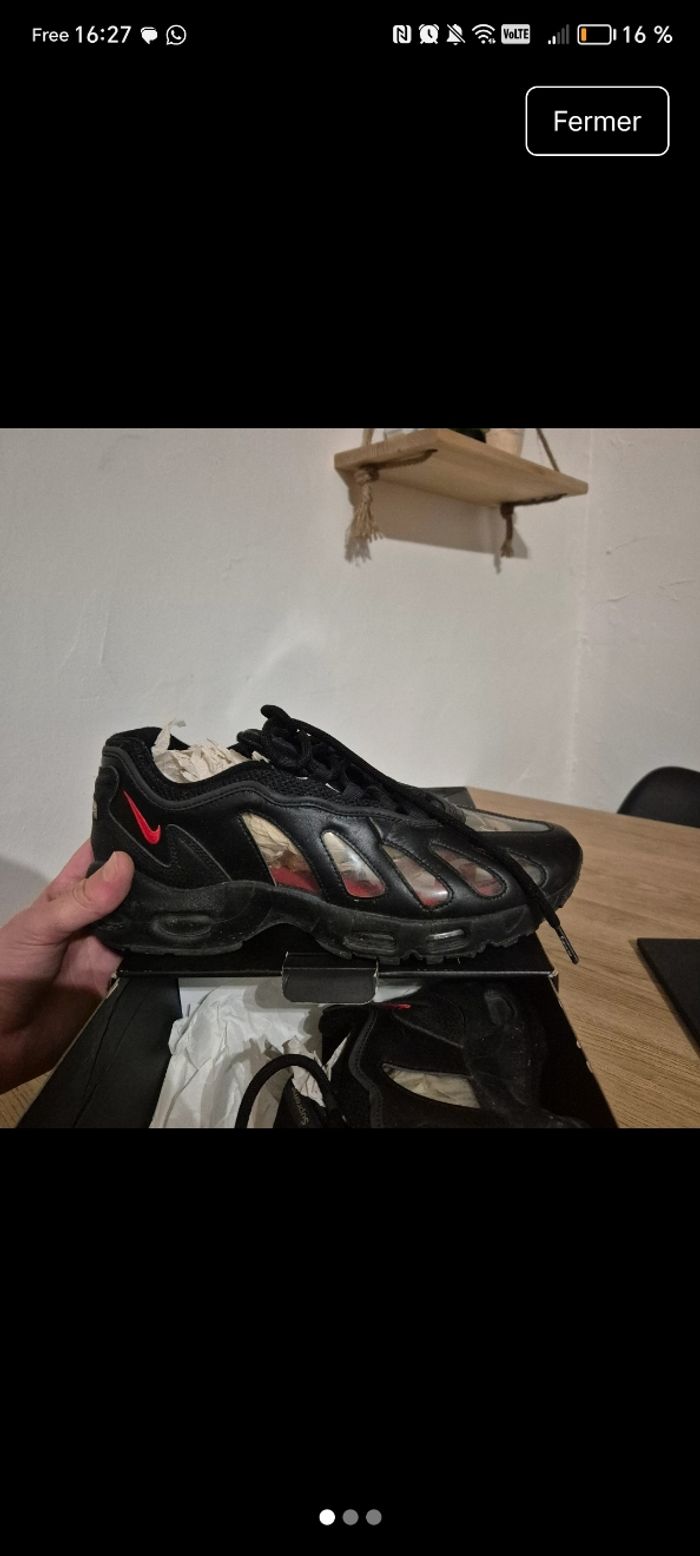 Nike air max 96 suprême noir