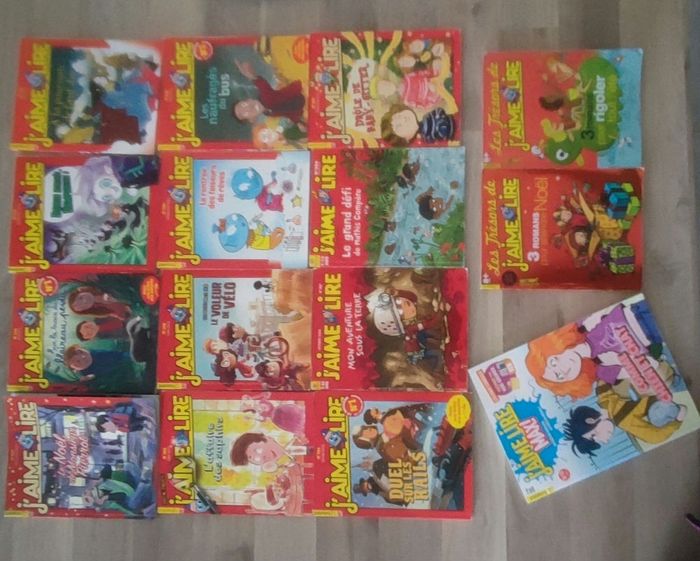 Lot de 15 livres j'aime lire 7/10 ans