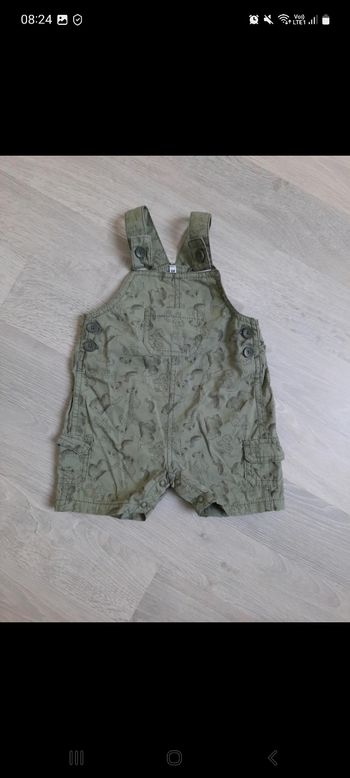 Salopette short légère 6 mois