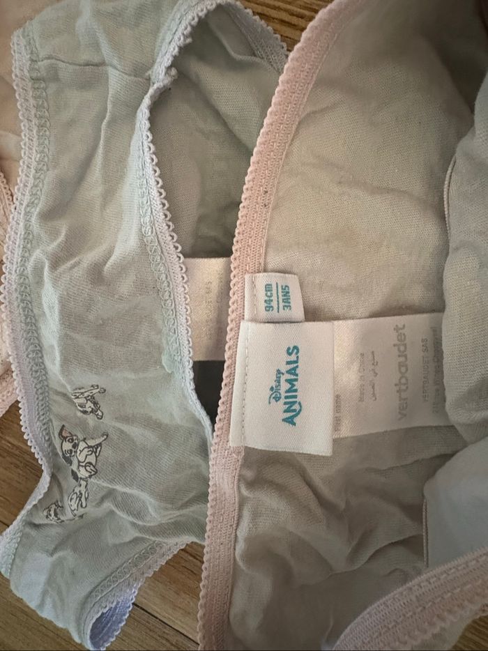 Lot 6 culottes Disney 3 ans - photo numéro 2