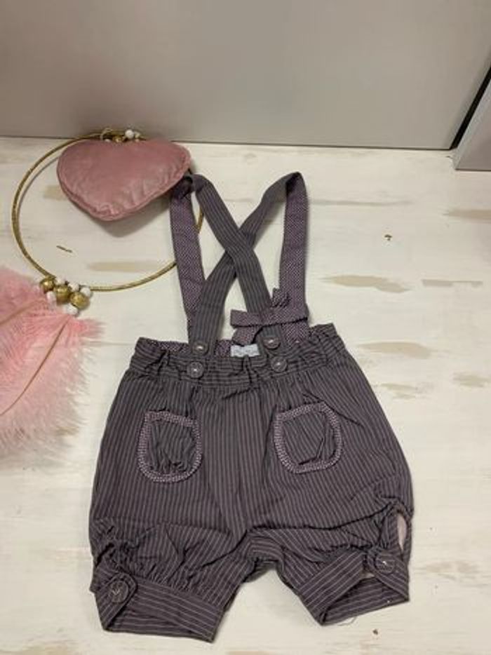 Salopette short fille