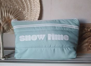 Trousse Glowria/Beautifulbox, bleu & blanc, neuf