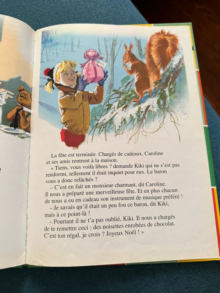 Livre rare Le Noël de Caroline fête album bd Pierre Probst bords multicolores - photo numéro 6