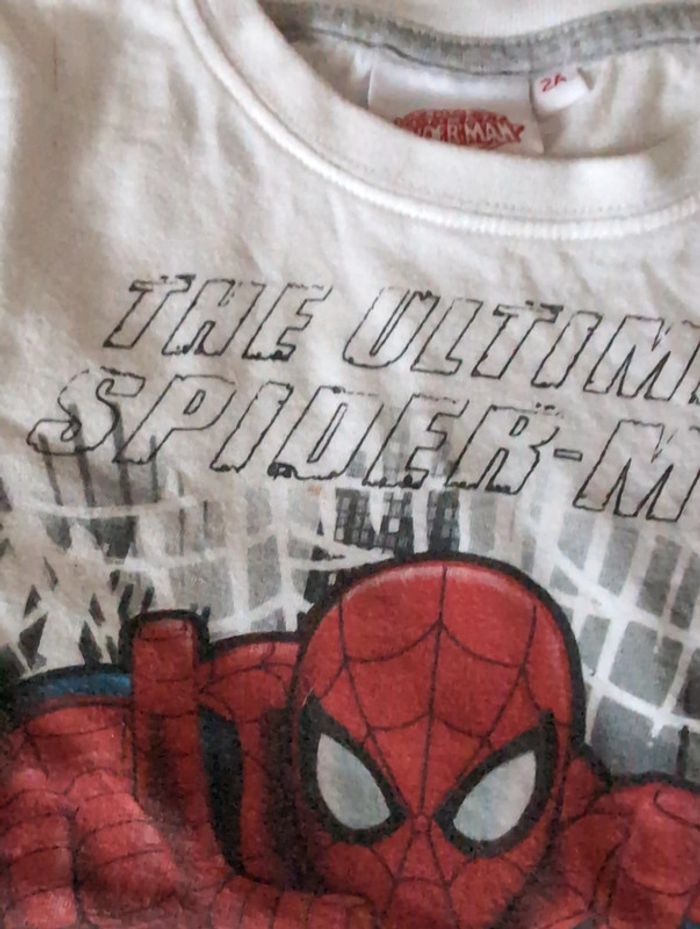 T-shirt spiderman 2 ans - photo numéro 2