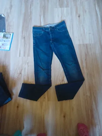 Jeans skinny taille réglable 11 ans
