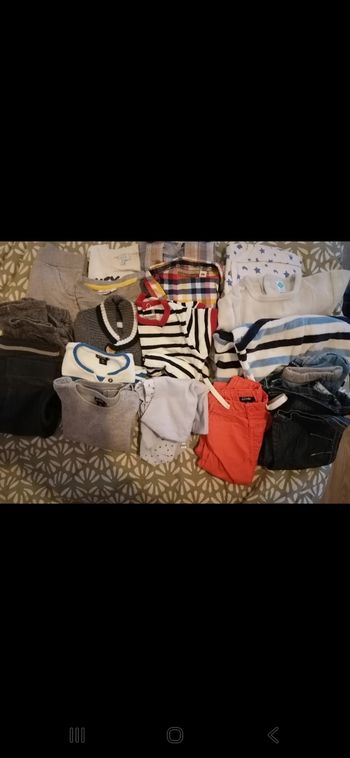 Lot vêtements garçon 9 mois