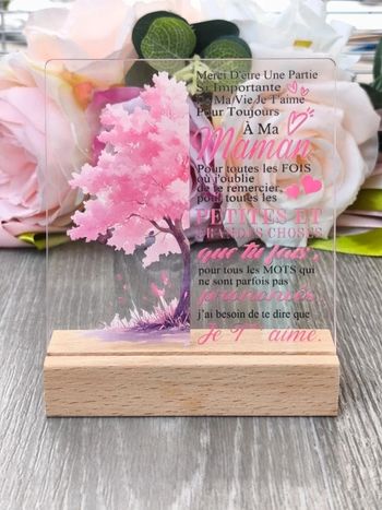 Plaque carrée " Maman "