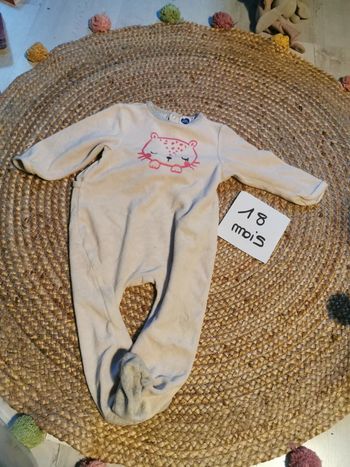 Pyjama velours 18 mois