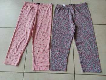 Lot de legging courts bermuda corsaire neuf 13-14 ans