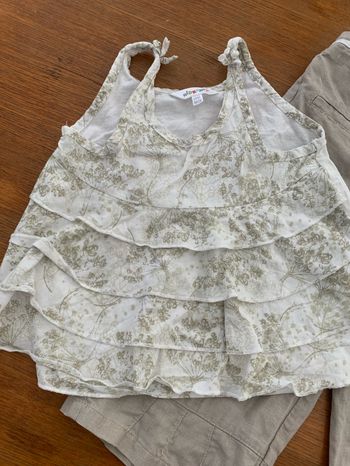 Ensemble beige et blanc Kid Kanaï 24 mois