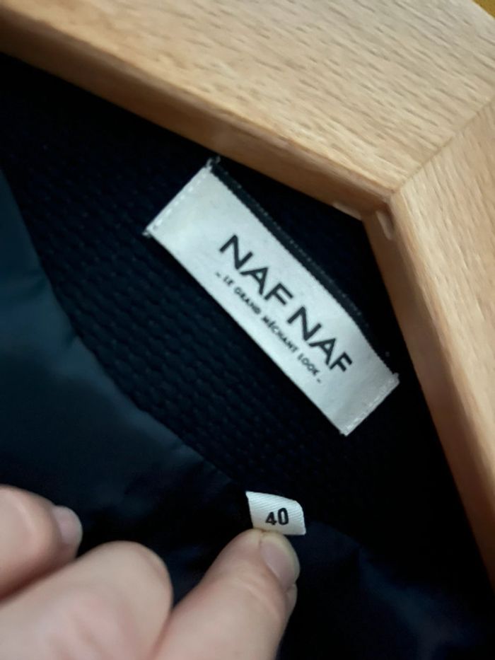 Veste bleu marine Naf Naf 40 - photo numéro 3