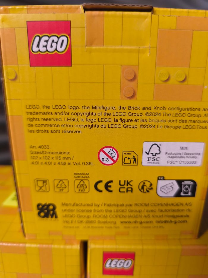 Boîte de rangement LEGO – Tête Mini (Modèle 4033) - photo numéro 2