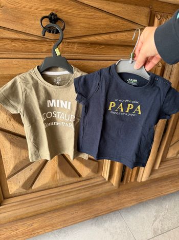 Lot de 2 T-shirt - Kiabi/Super U - 6 mois