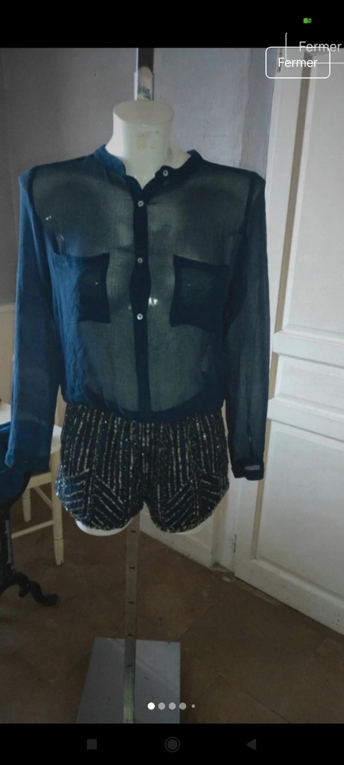 Très belle combishort Zara f48 - photo numéro 5