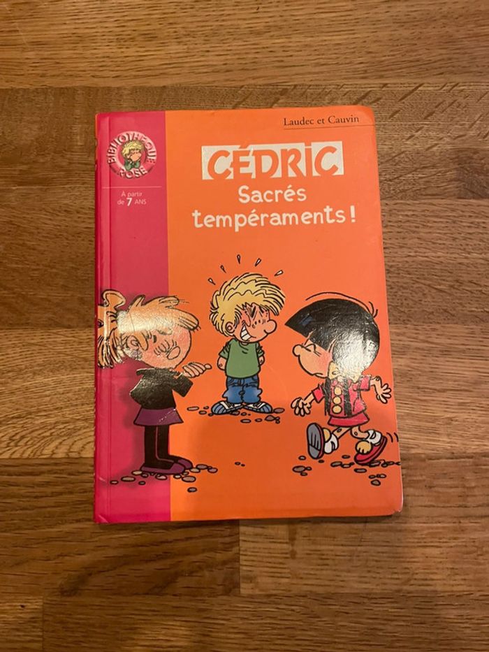 Livre La bibliothèque Rose Cédric Sacrés tempéraments !