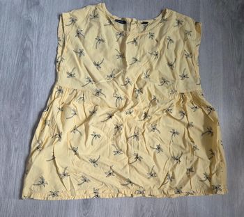 🌸 Blouse sans manche motif palmiers 12 ans 🌸