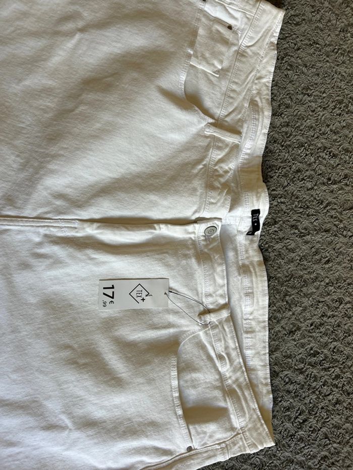 Bermuda blanc homme/femme 60 - photo numéro 2