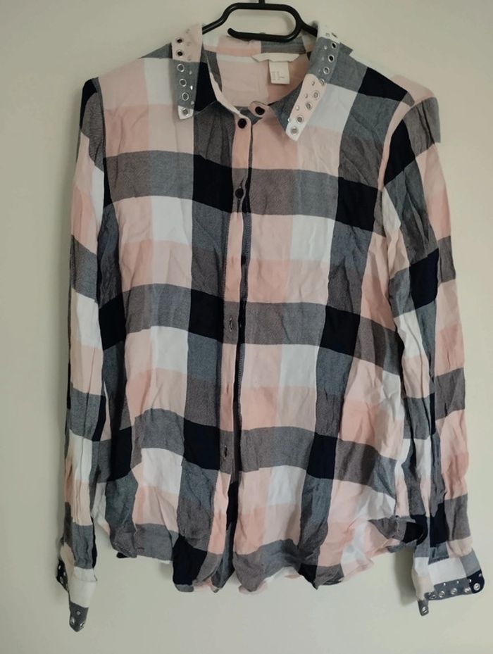 Chemise à carreaux H&M taille 42