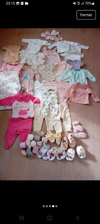 Lot bebe 45 articles 