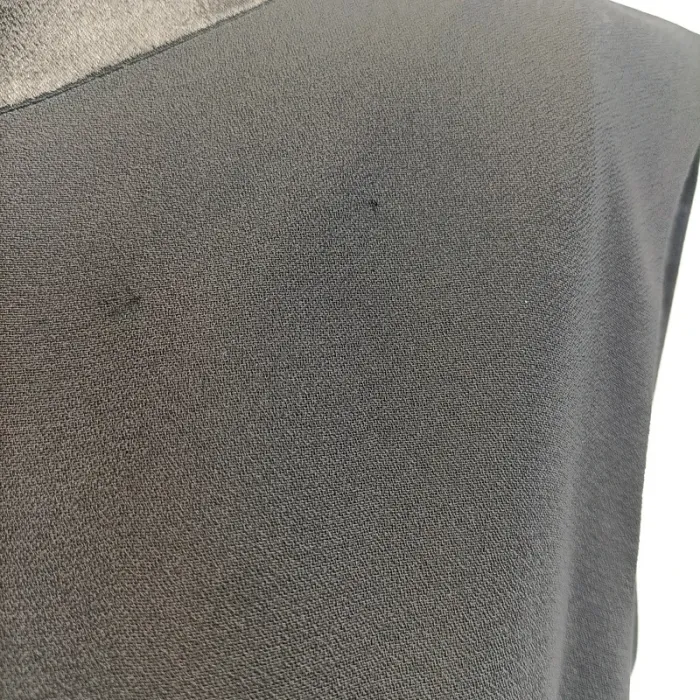 etite robe noir dos décolleté vintage, made in France - Printemps -Taille 42 estimée - photo numéro 6