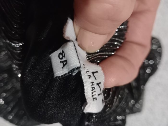 Jupe 8 ans noire argenté c84 - photo numéro 6