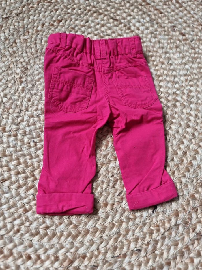 Pantalon fuschia tape à l'œil 3 mois - photo numéro 4