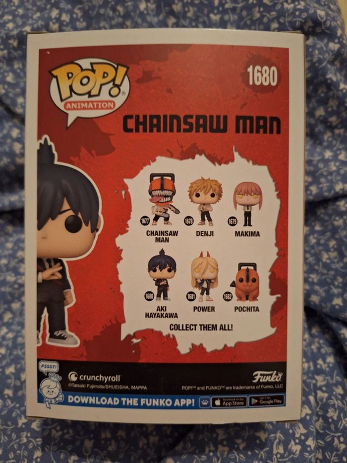 Funko pop chainsaw man aki hayakawa 1680 - photo numéro 2