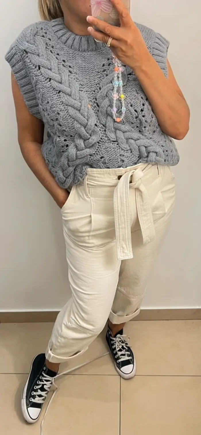 Pull Sans Manche ZARA - photo numéro 3