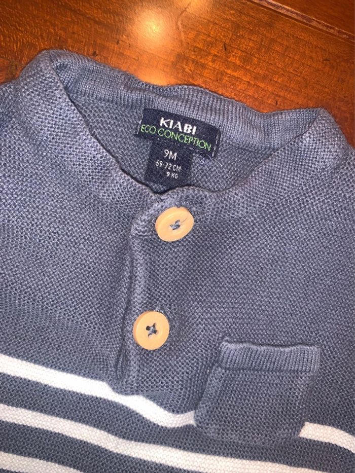 Pull marinière bébé garçon 9 mois - photo numéro 2