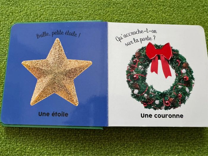 Lot de 2 livres à toucher Noël - photo numéro 7