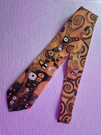 Cravate L'arbre de vie Klimt