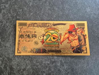 Billet OR à collectionner Onepiece