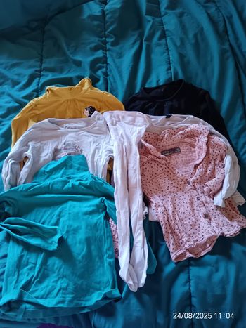 Lot 6 t-shirt fille 3 ans