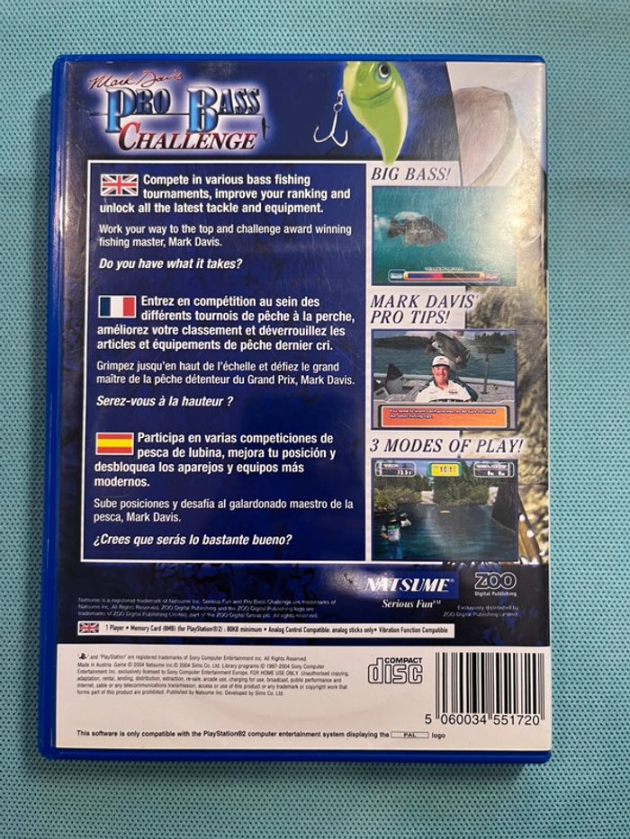 Mark Davis Pro Bass Challenge - Playstation 2 - photo numéro 2