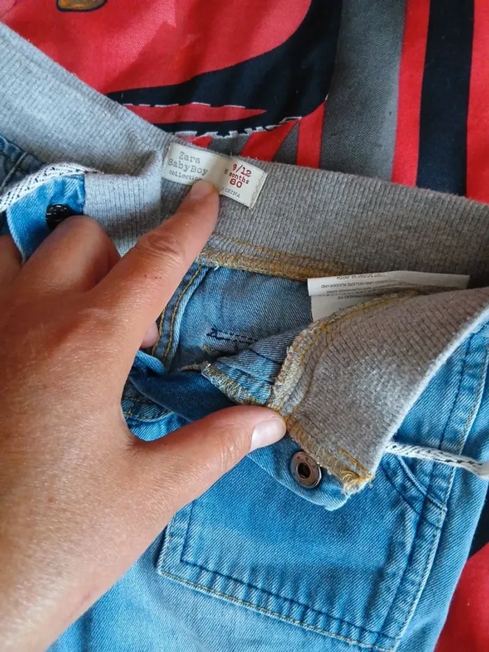Lots de 3 jeans taille 12 mois - photo numéro 9