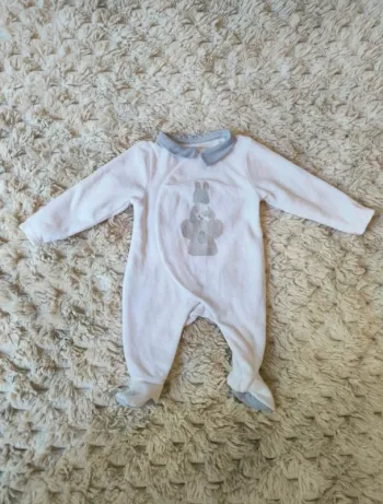 Pyjama en velours naissance