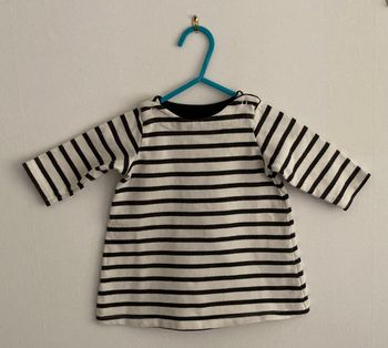 robe marinière manche longue en coton épais bébé 6 mois