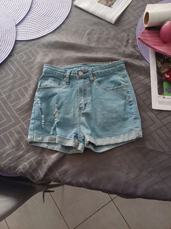 Short jean femme