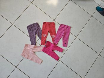 Lot de 5 leggings Bébé fille 12 mois BBF3