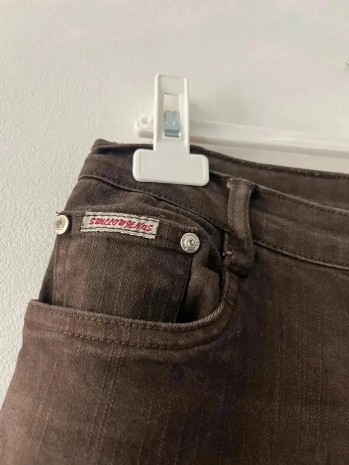 Pantalon jeans Marron - Taille M - photo numéro 3