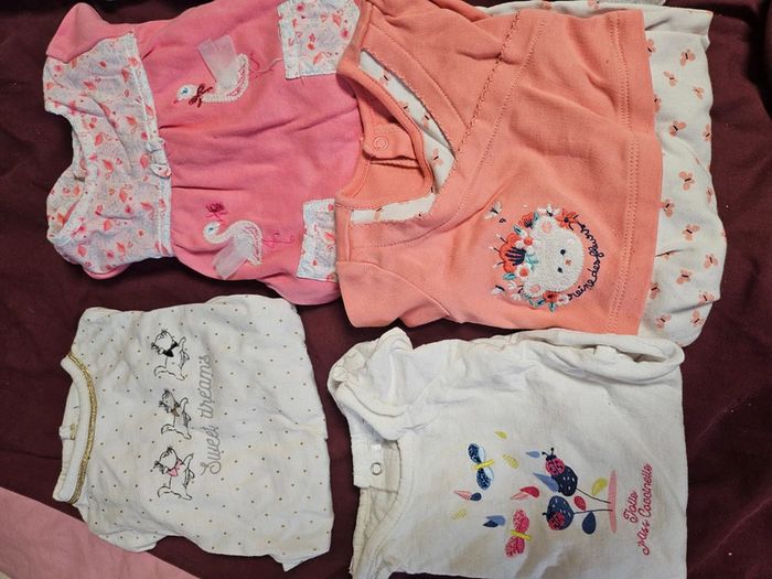 Lot pyjamas léger fille /bébé 3 mois - photo numéro 3