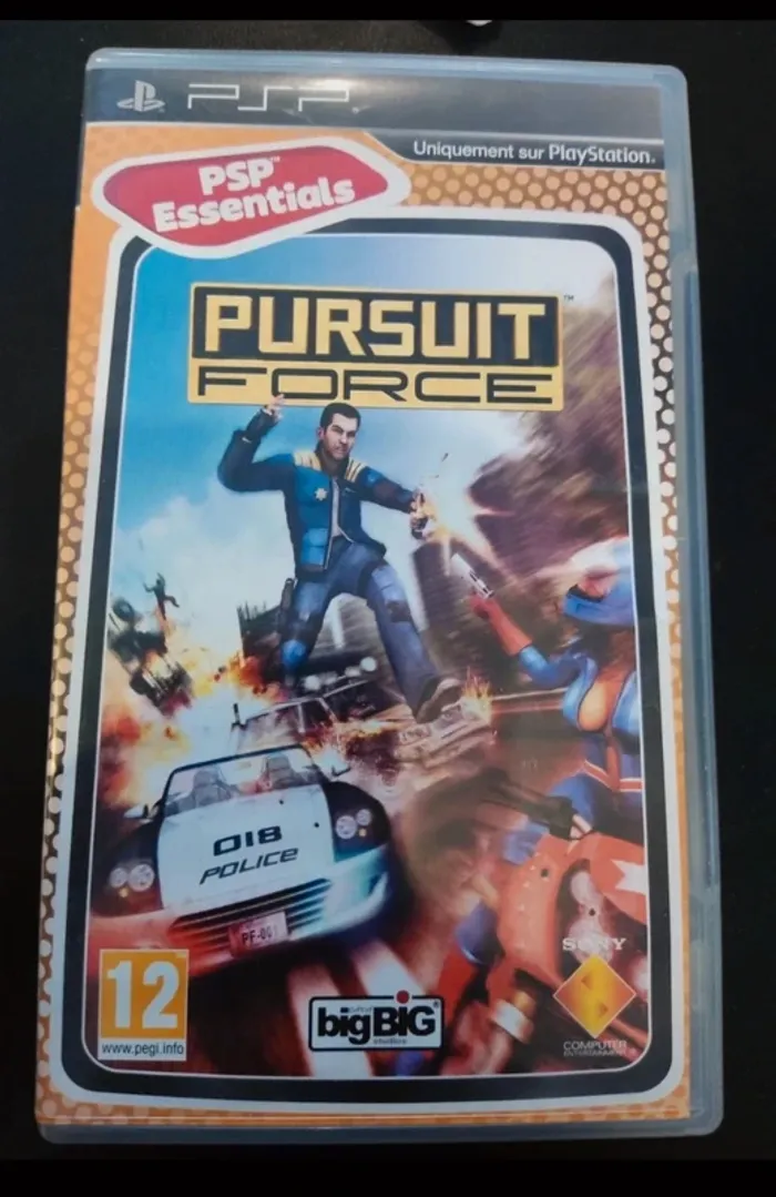 Jeu pursuit force sony psp