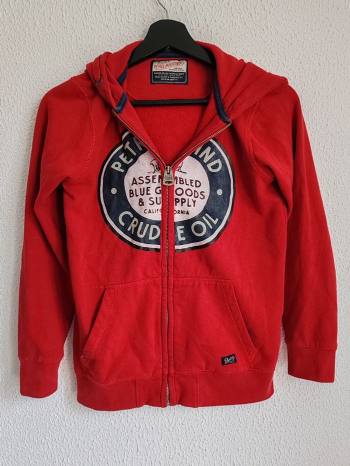 Veste avec capuche zippée rouge Petrol Industries 12 ans - photo numéro 6