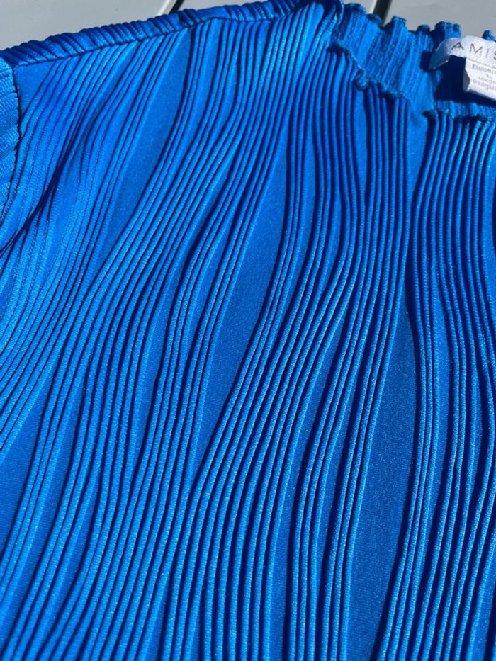 Tee-shirt bleu Amisu - photo numéro 3