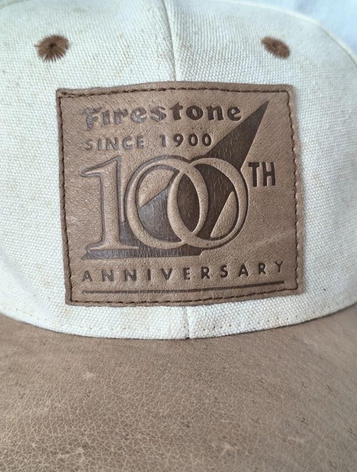 Casquette vintage Firestone 100 ans Anniversary since 1990 Collector automobile - photo numéro 3