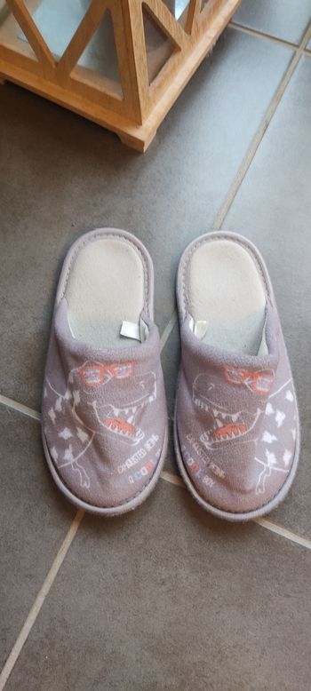 Chaussons dinosaures pointure 34-35