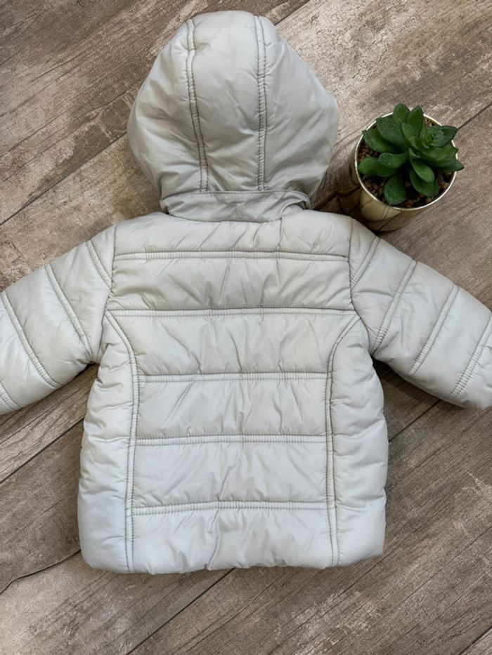 🦋Doudoune Vertbaudet 9mois gris - photo numéro 7