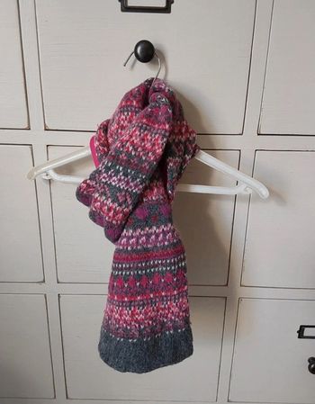 Echarpe fille rose
